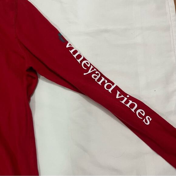 Vineyard Vines Christmas Logo Festive Holiday Long Sleeve Top Size XS Fun Comfy - Picture 3 of 6